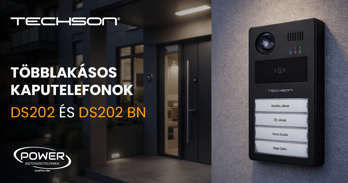 Újabb szintet lép a Techson kaputelefon-család