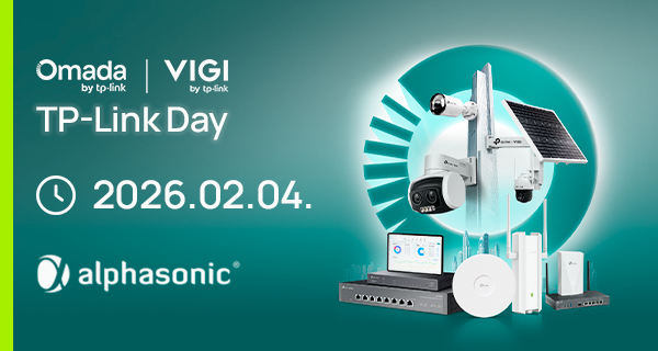 Ismét megrendezésre kerül a TP-Link Day 2026.február 4-én  az Alphasonic Kft-nél